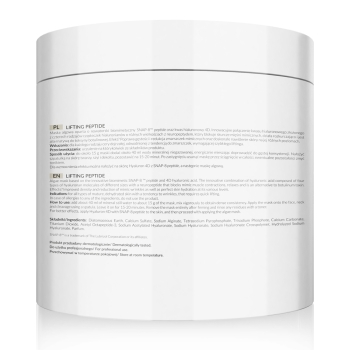 53915 LIFTING PEPTIDE Liftingująco napinajaca maska algowa z Snap-8 peptide / 200g